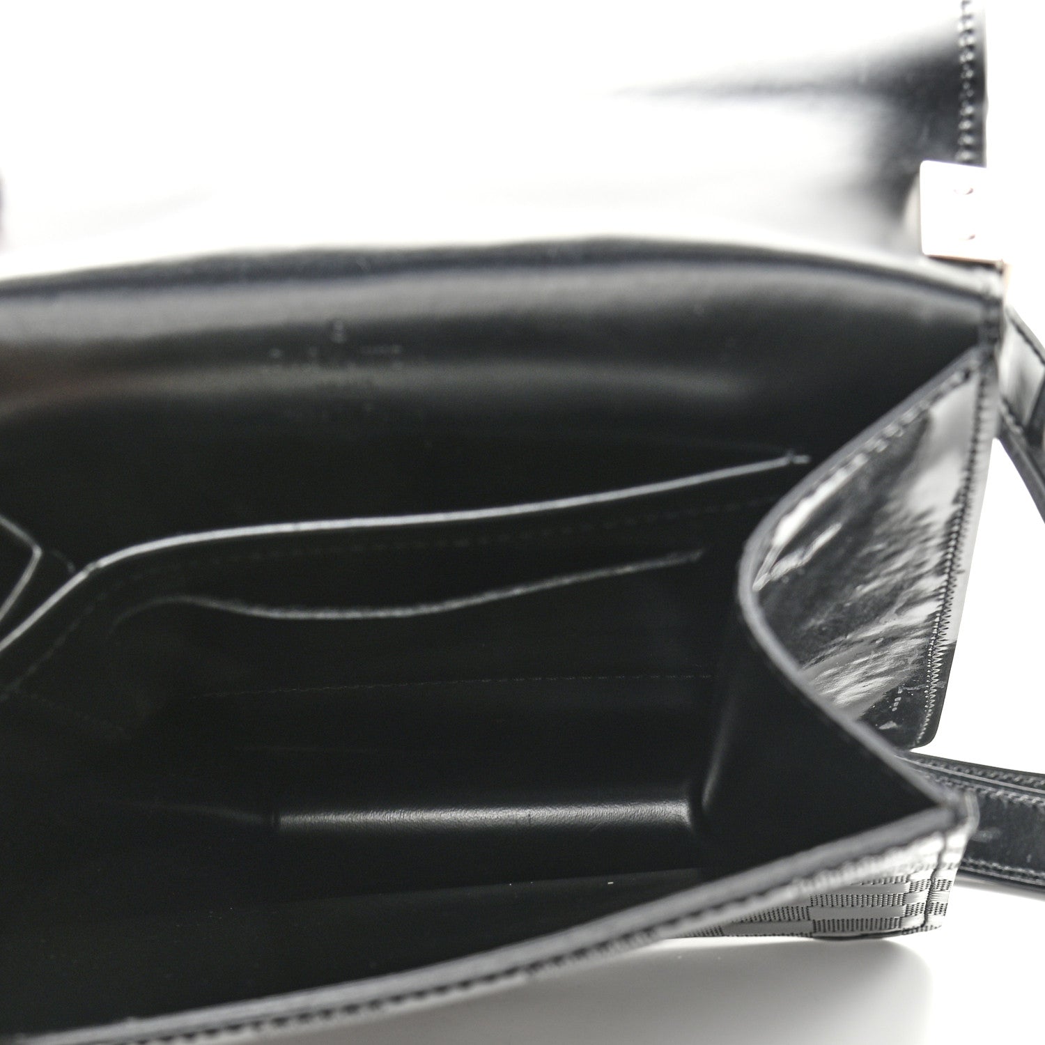 Louis Vuitton Damier Vernis Club Bag Black 8 of 12