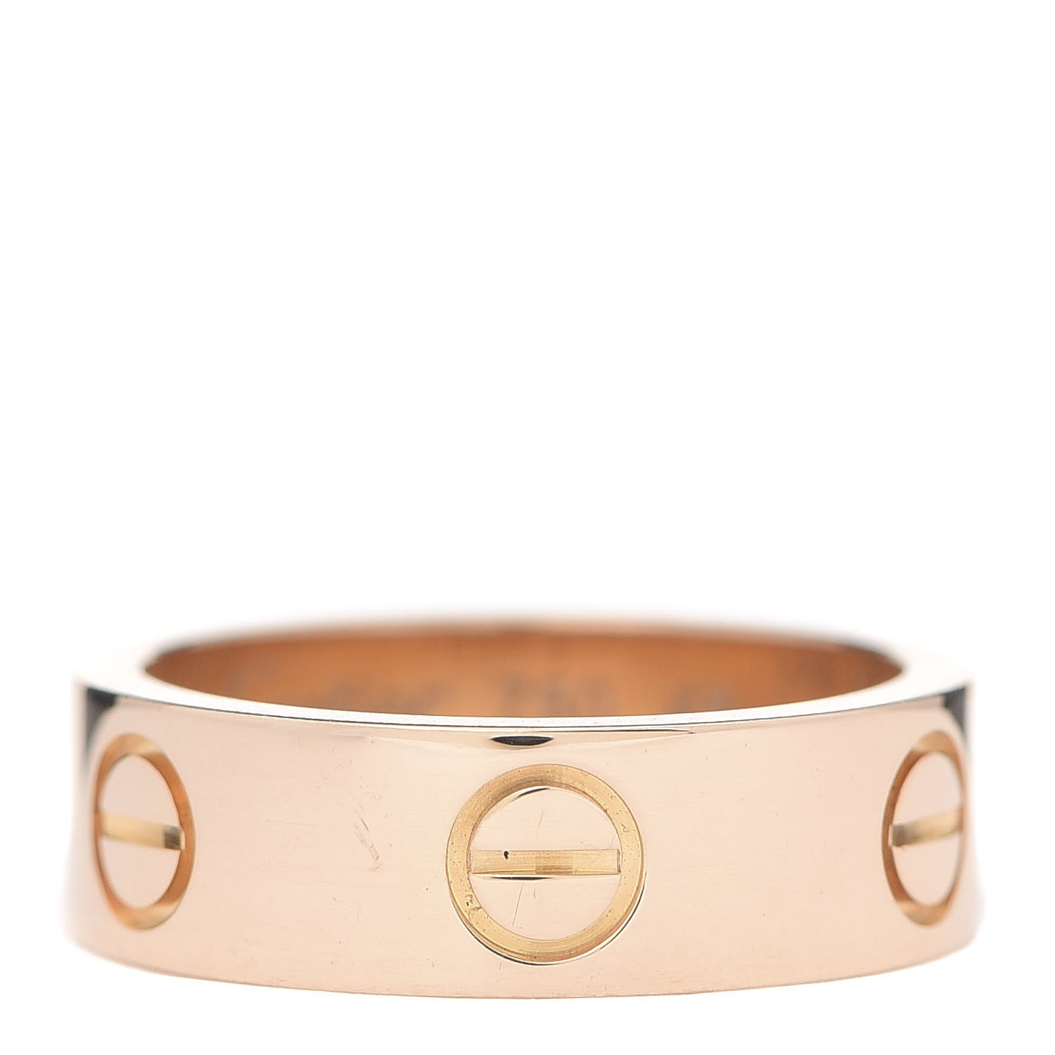 Cartier 18K Pink Gold 5.5mm LOVE Ring 49 4.75 3 of 4
