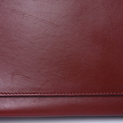 Celine Smooth Calfskin Medium Edge Shoulder Bag Red 11 of 19