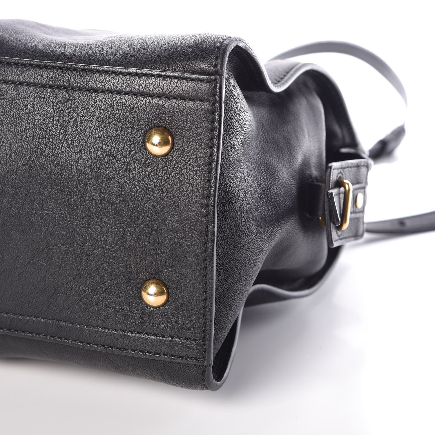 Saint Laurent Sheepskin Small Cabas ChYc Black 10 of 11