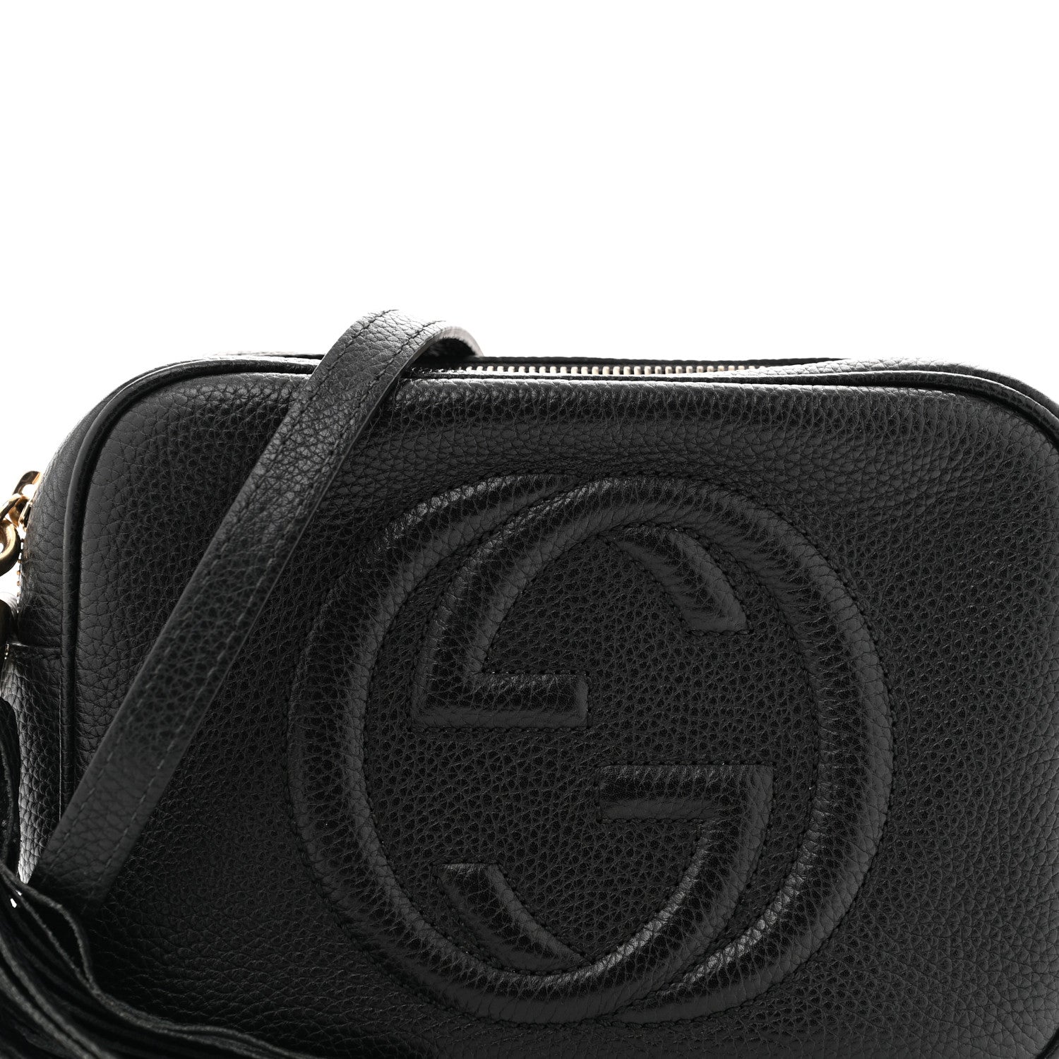 Gucci Pebbled Calfskin Small Soho Disco Bag Black 9 of 13