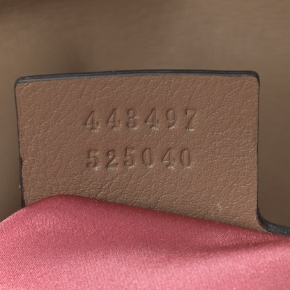 Gucci Velvet Matelasse Small GG Marmont Shoulder Bag Taupe 7 of 13