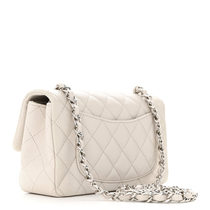 Chanel Caviar Quilted Mini Rectangular Flap Ivory 3 of 12