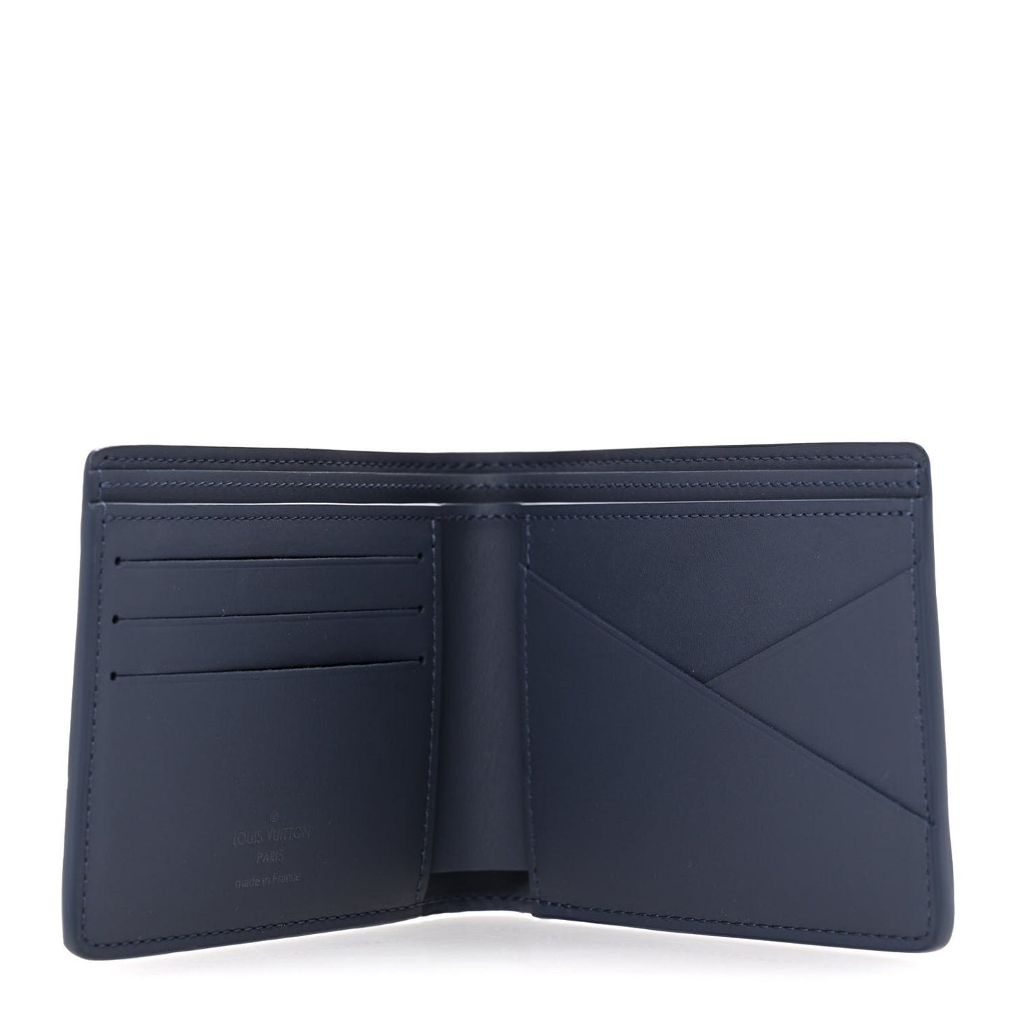 Monogram Shadow Multiple Wallet Navy River Blue