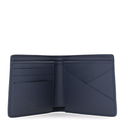 Louis Vuitton Monogram Shadow Multiple Wallet Navy River Blue 5 of 8