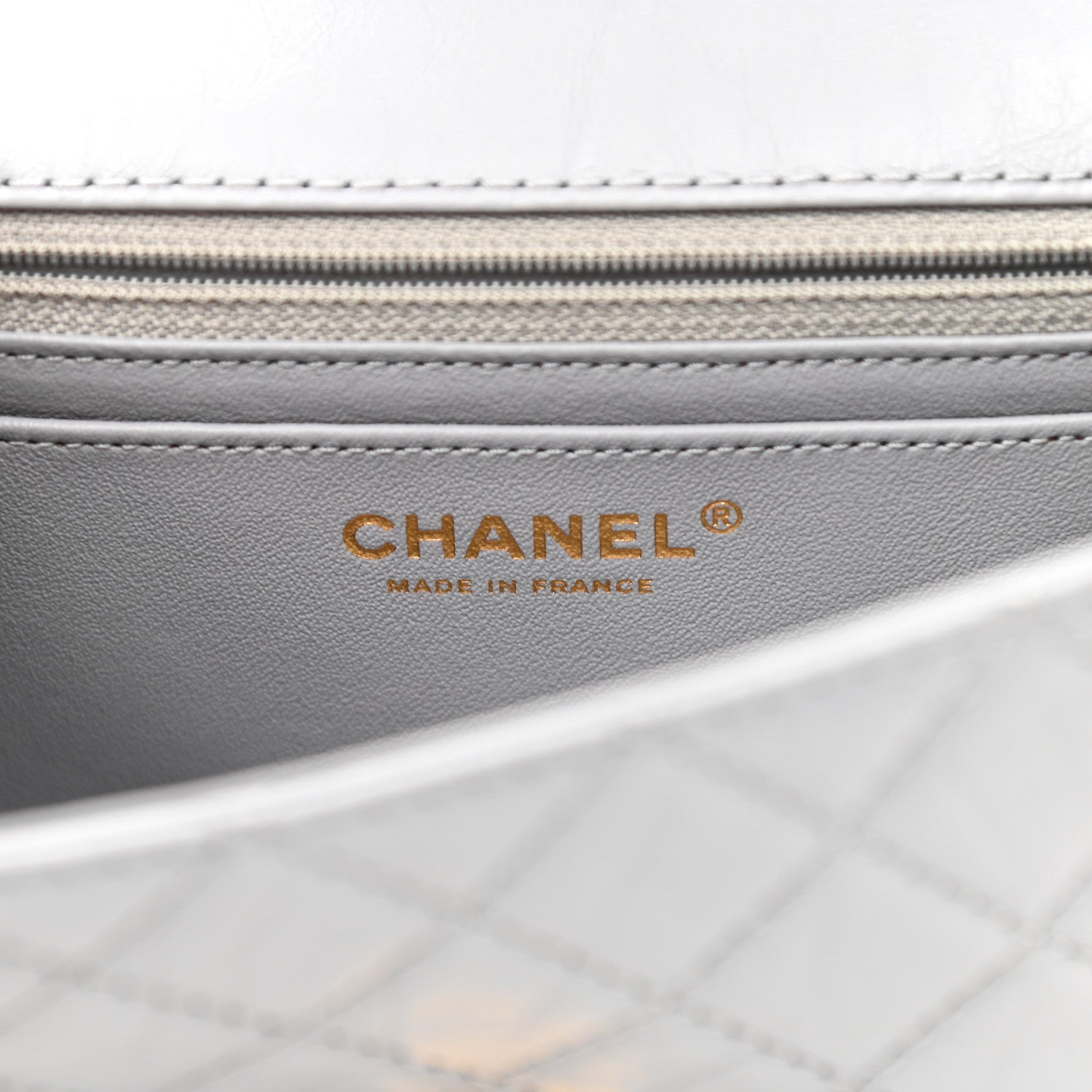Chanel Aged Calfskin Quilted 2.55 Reissue Mini Flap Grey 6 of 9