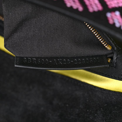 Fendi X VERSACE Calfskin Sequin Fendace FF Baguette Black Multicolor 7 of 11
