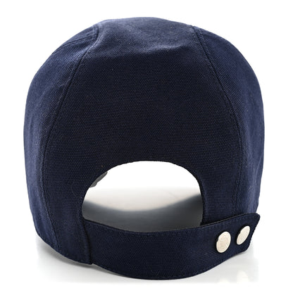 Hermes Cotton Canvas Sunshine Davis Cap 56 Marine 6 of 8