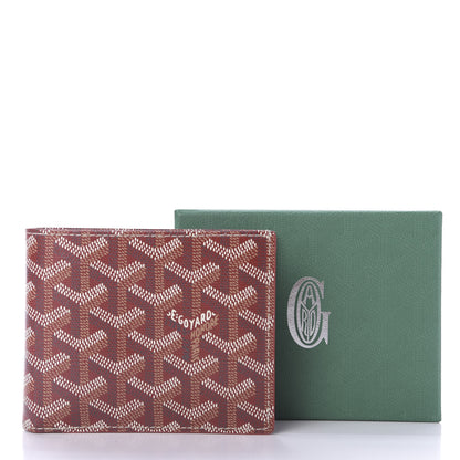 Goyard Goyardine Saint Florentin Bi-Fold Wallet Burgundy 10 of 10
