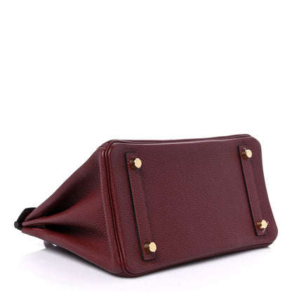 Hermes Togo Birkin 25 Rouge H 4 of 12