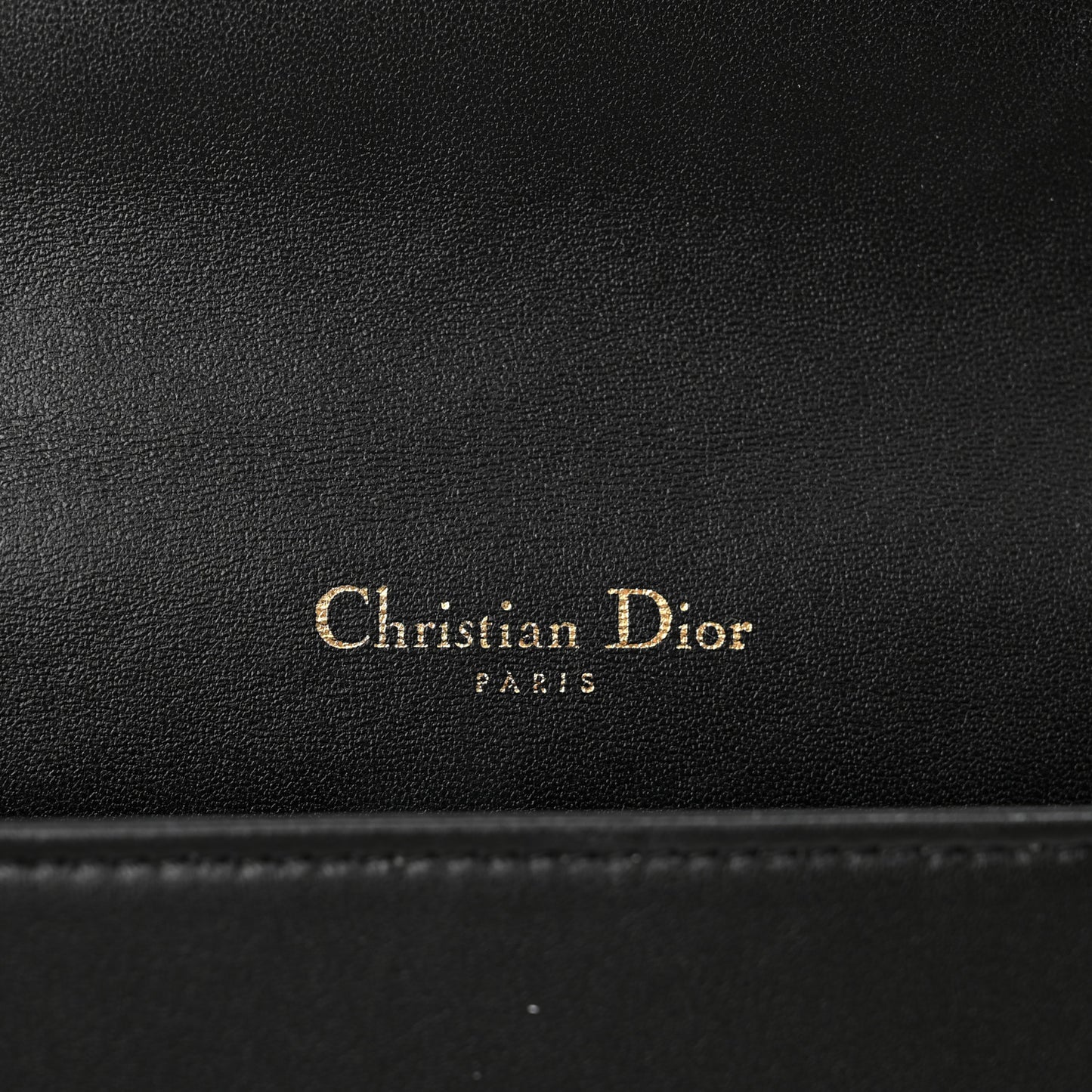 Lambskin Cannage Lady Dior Pouch Black