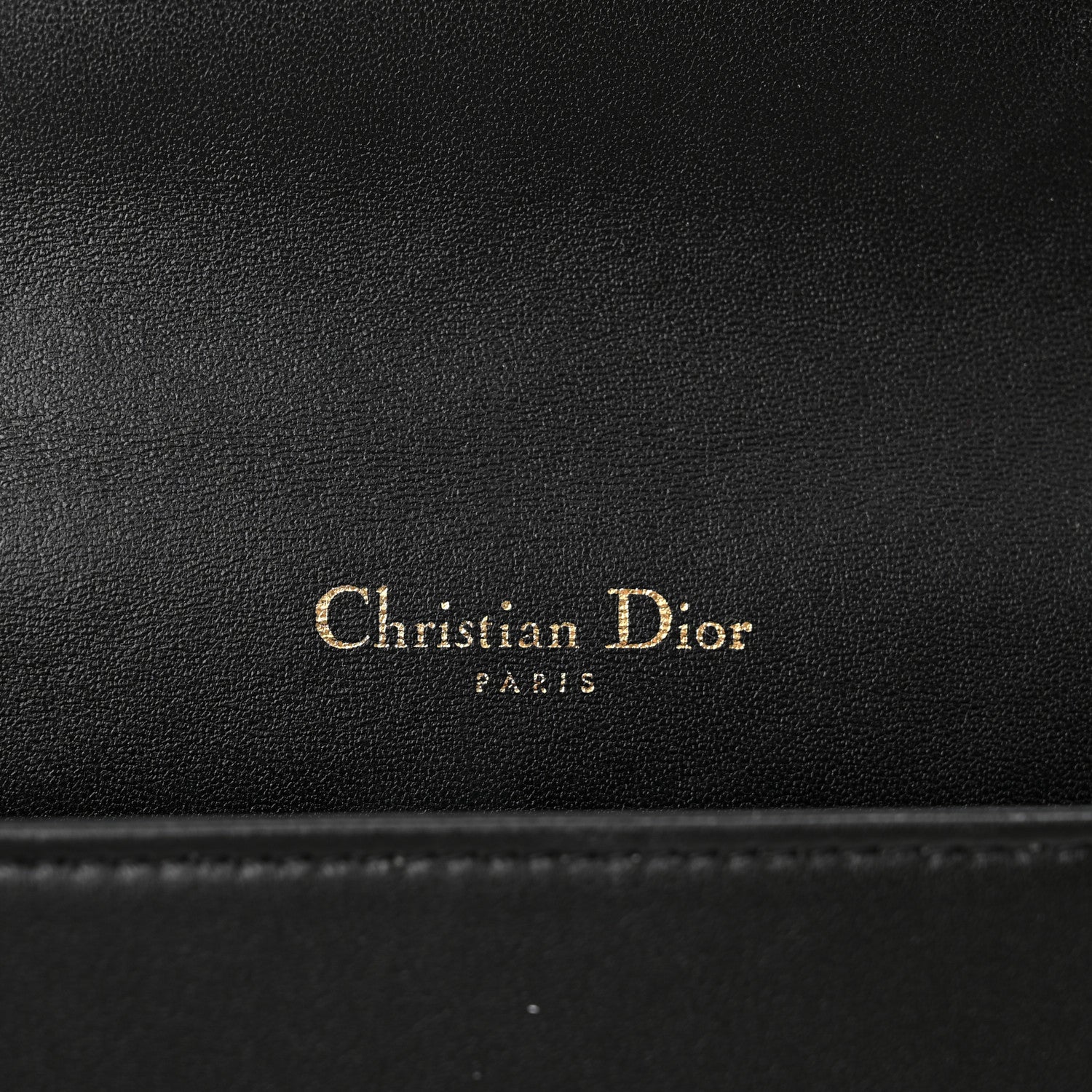 Christian Dior Lambskin Cannage Lady Dior Pouch Black 7 of 14