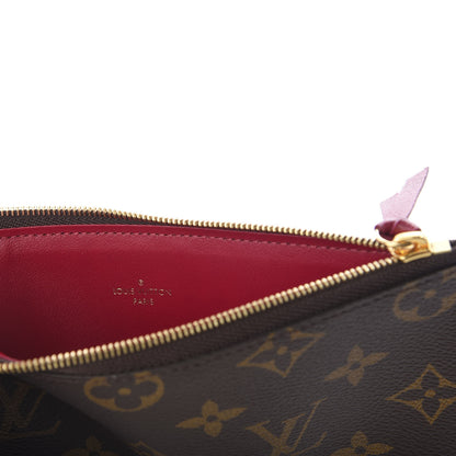 Louis Vuitton Monogram Felicie Chain Wallet Zippered Insert Fuchsia 5 of 6