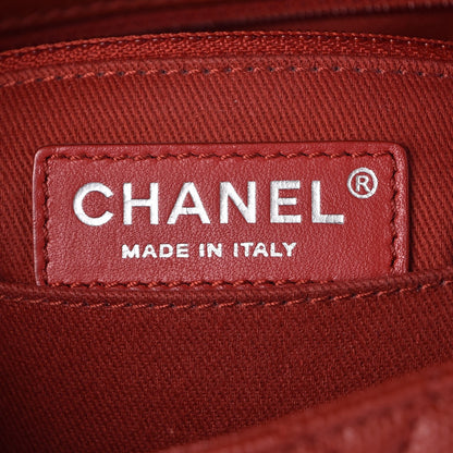 Chanel Caviar Quilted Mini Coco Handle Flap Dark Red 6 of 13