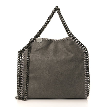 Stella McCartney Shaggy Deer Mini Falabella Fold Over Tote Light Grey 1 of 8