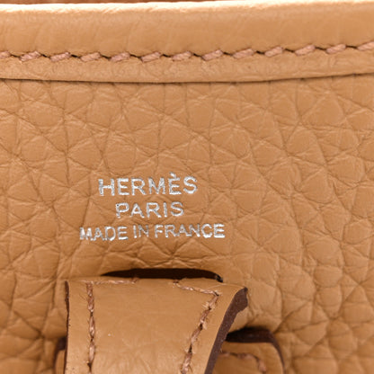 Hermes Taurillon Clemence Evelyne TPM Chai 6 of 11