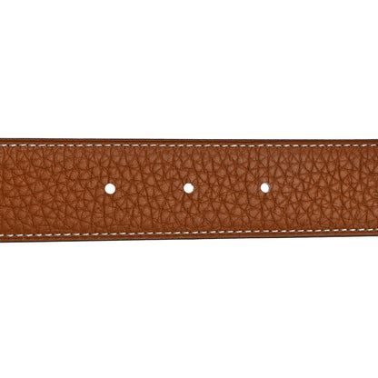 Hermes Box Togo 32mm H Belt 85 34 Black Gold 3 of 7