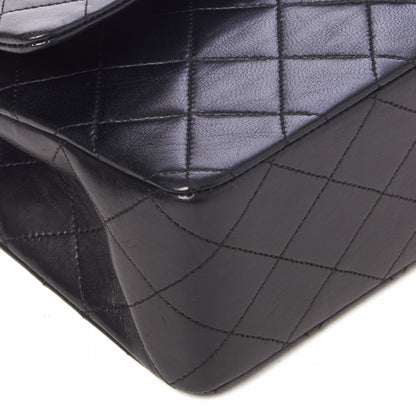 Chanel Lambskin Quilted Medium Double Flap Black 5 of 9