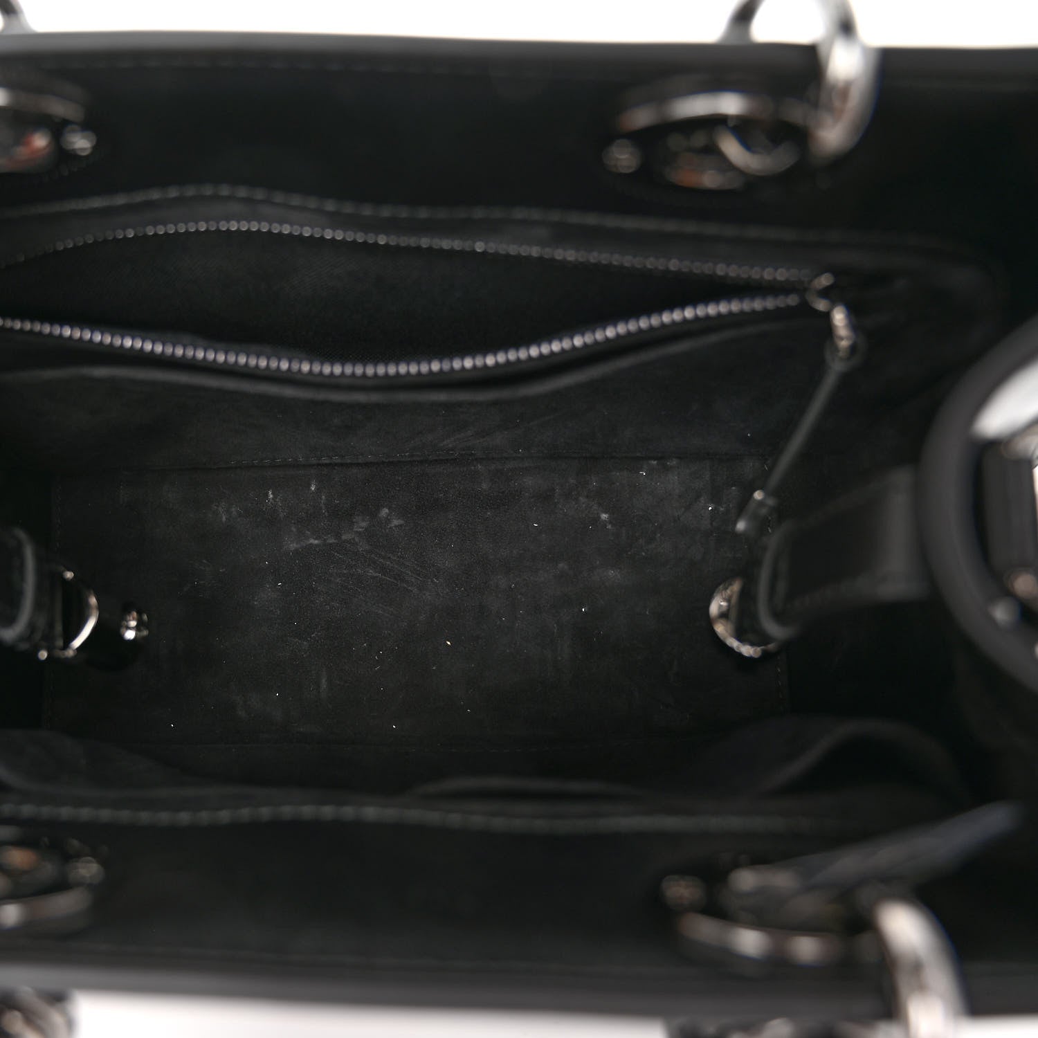 Christian Dior Calfskin Cannage Small The Lady 95.22 Black 5 of 9