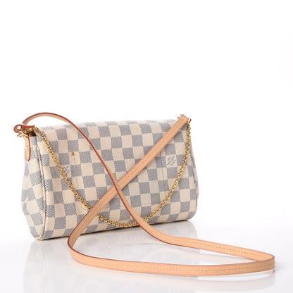 Louis Vuitton Damier Azur Favorite MM 3 of 8