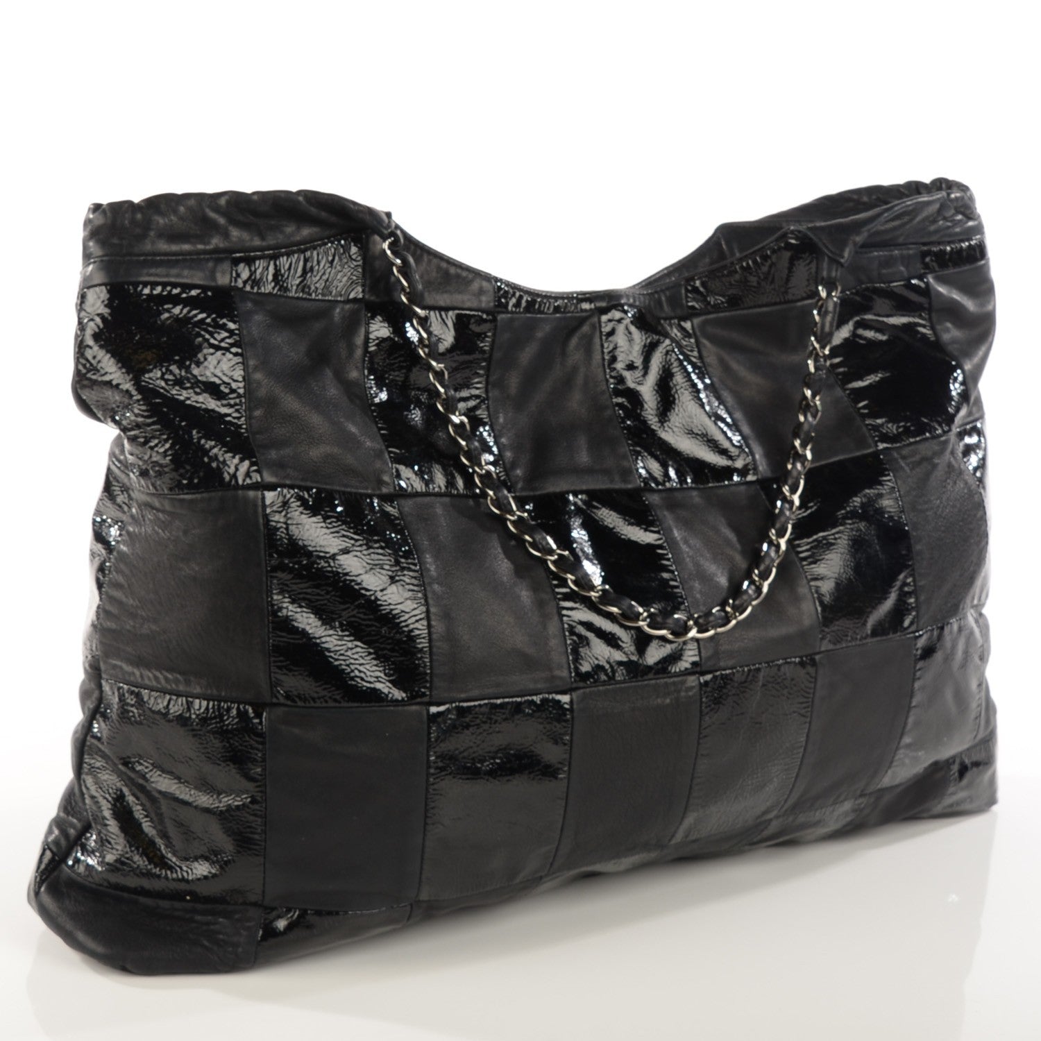 Chanel Patent Large Brooklyn Tote Black 3 of 8