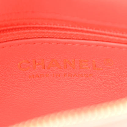 Chanel Lambskin Quilted Chain & Tassel Small Camera Case Pink 6 of 10