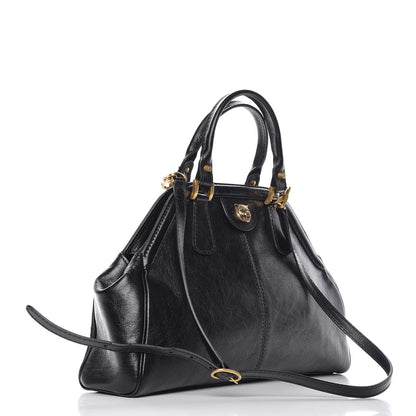 Gucci Calfskin Medium Re(Belle) Top Handle Bag Black 3 of 10