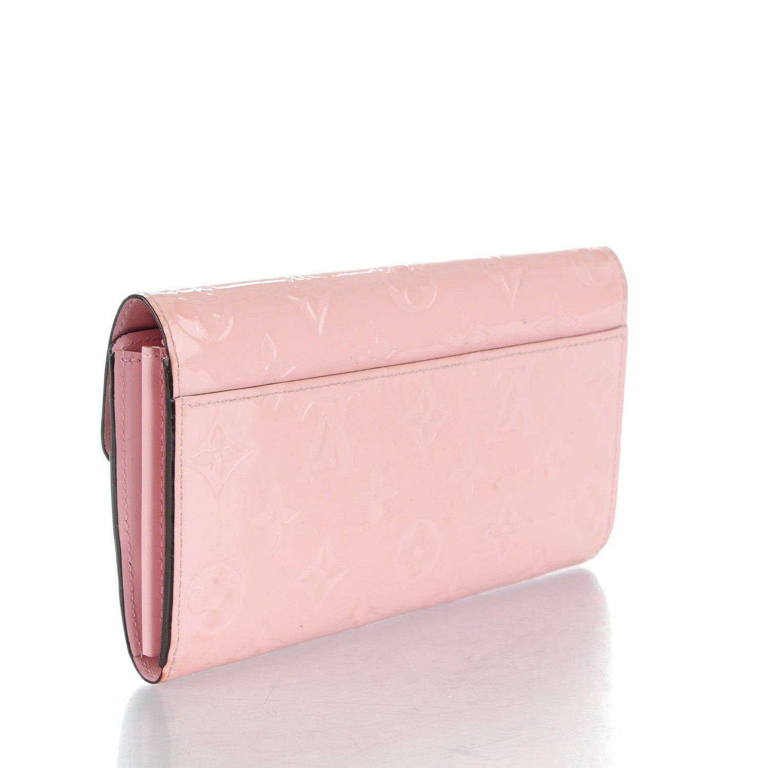Louis Vuitton Vernis Sarah Wallet NM Rose Ballerine 3 of 8