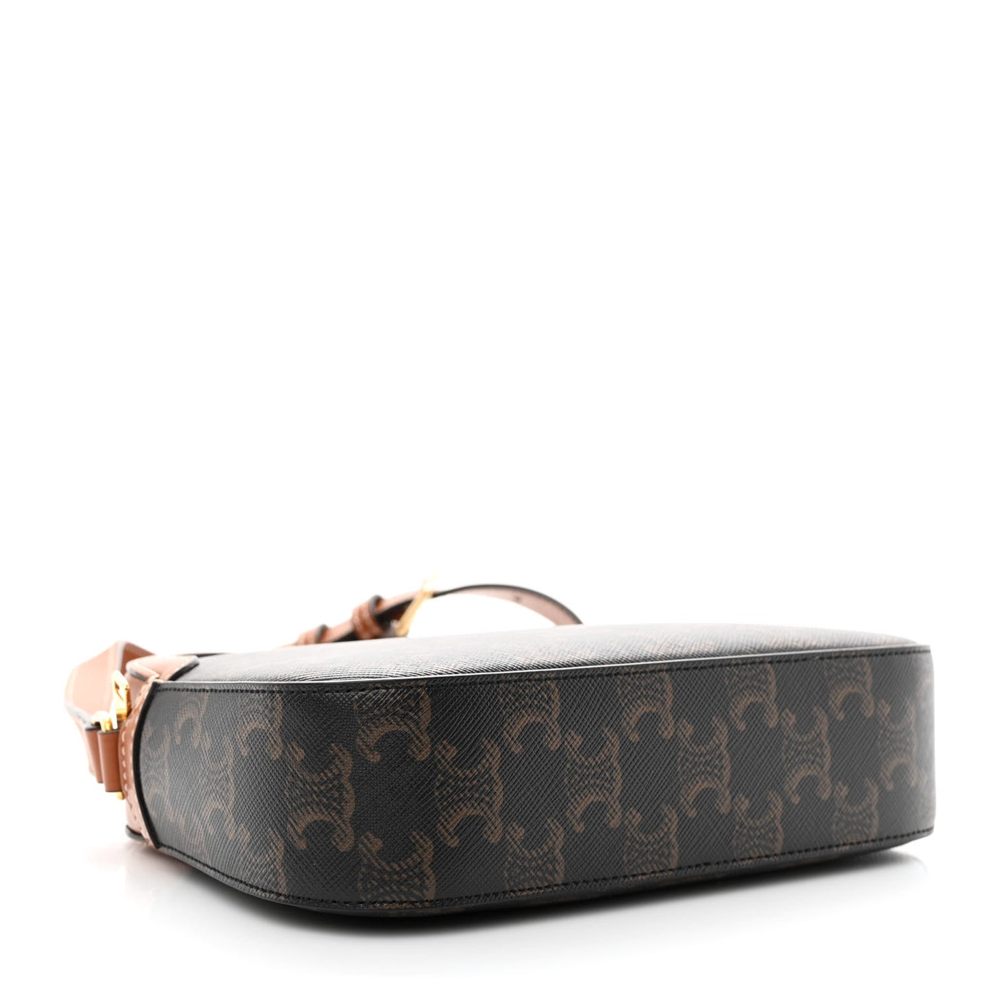 Triomphe Canvas Small Camera Bag Tan