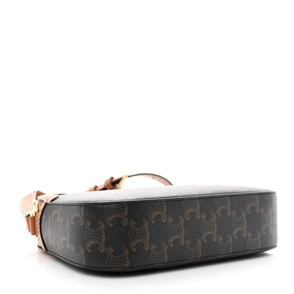 Celine Triomphe Canvas Small Camera Bag Tan 4 of 10