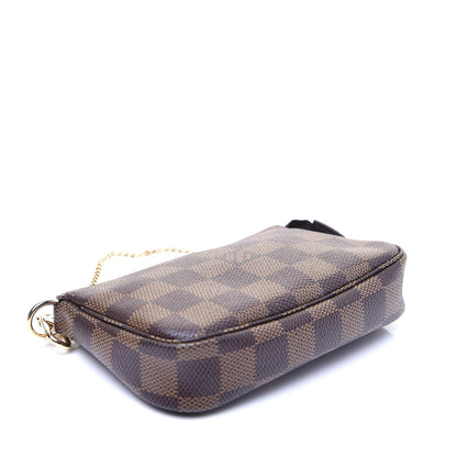 Louis Vuitton Damier Ebene Mini Pochette Accessories 4 of 9