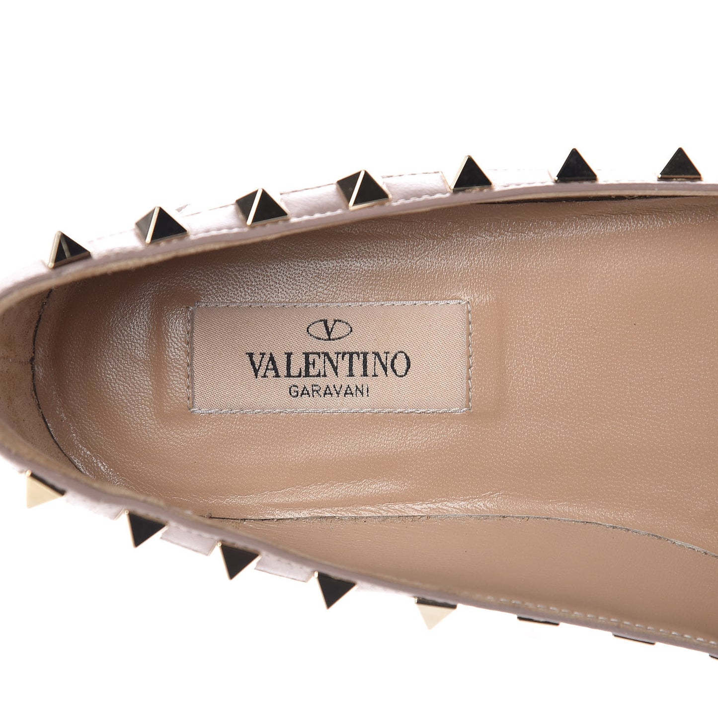Patent Rockstud Ballerina Flats 36.5 Poudre
