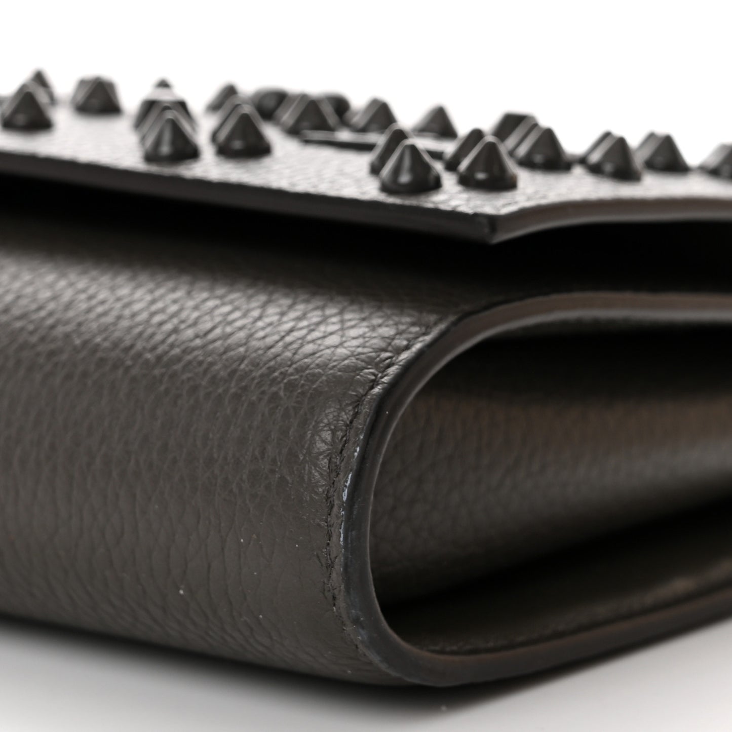 Calfskin Spikes Loubinthesky Paloma Wallet on Chain Rocket
