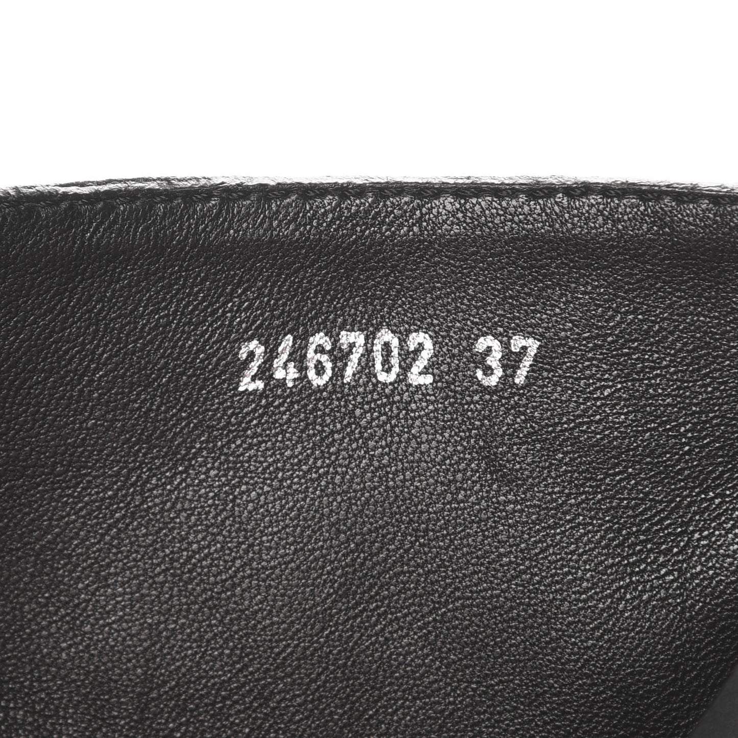 Guccissima Short Zip Boots 37 Black