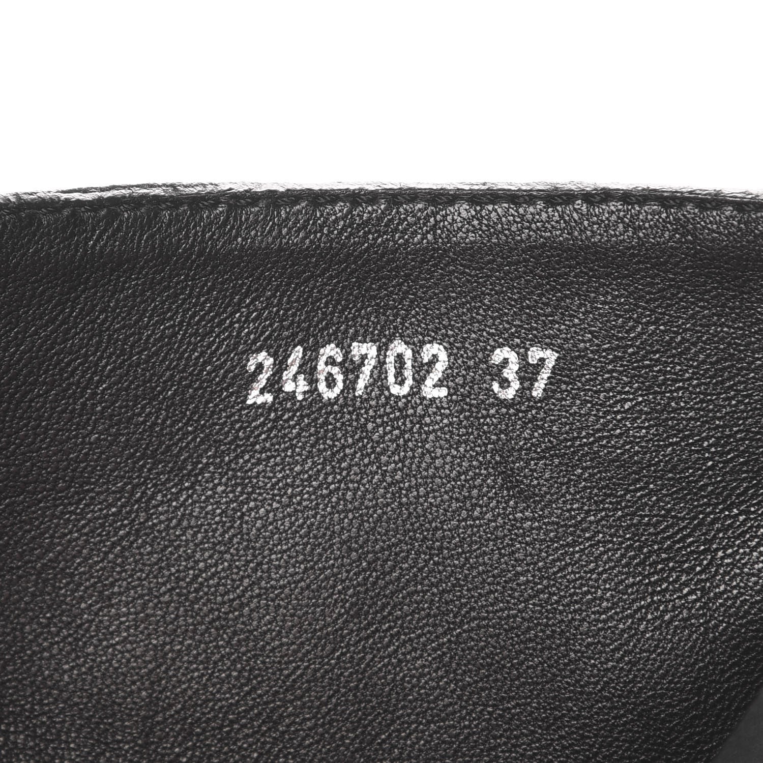 Gucci Guccissima Short Zip Boots 37 Black 6 of 11