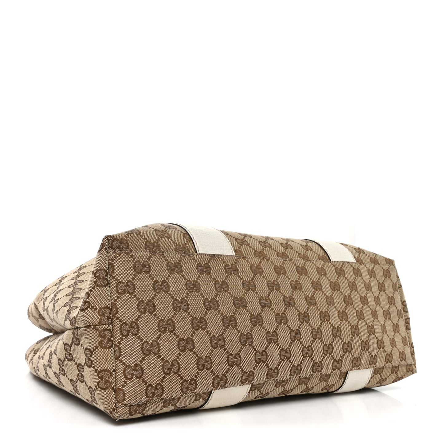 Monogram Medium Bamboo Bar Tote Off White