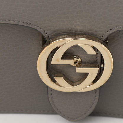 Gucci Dollar Calfskin Small Interlocking G Shoulder Bag Loess 12 of 12