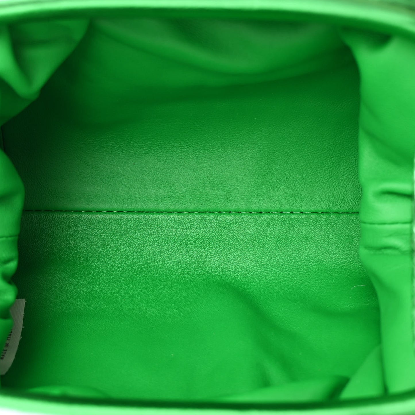 Metallic Nappa Intrecciato The Mini Pouch Parakeet