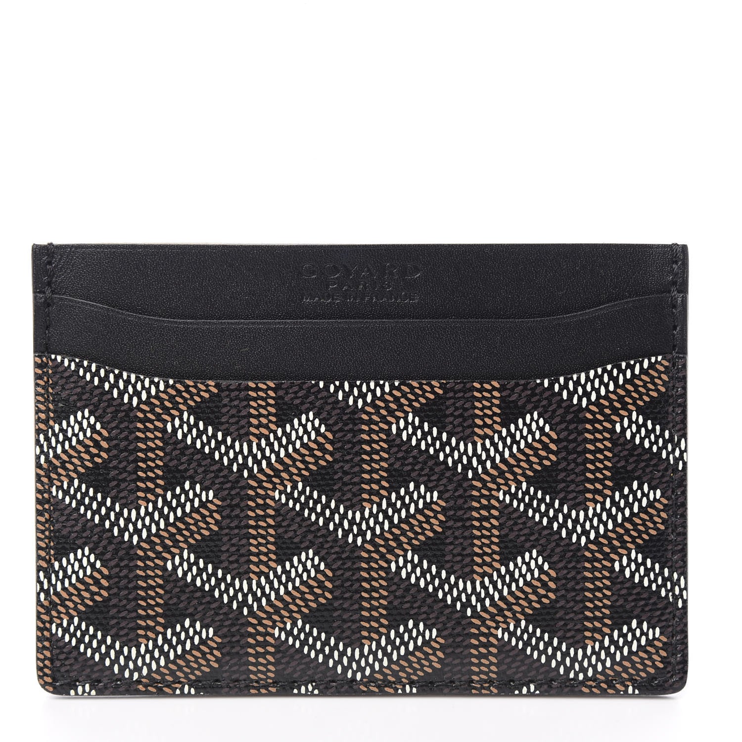 Goyard Goyardine Saint Sulpice Card Holder Black 1 of 6