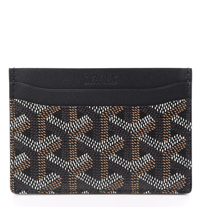 Goyard Goyardine Saint Sulpice Card Holder Black 1 of 6