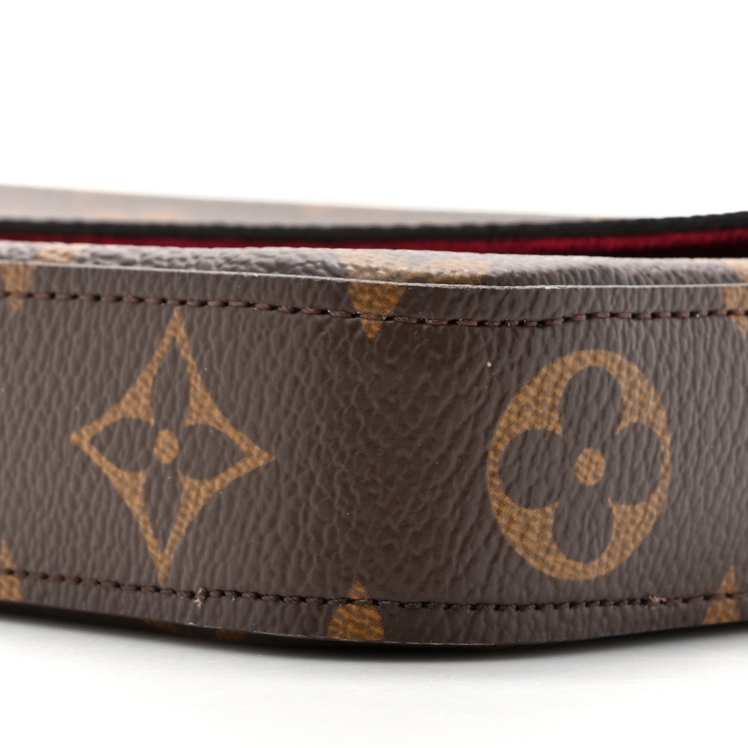 Louis Vuitton Monogram Pochette Felicie Chain Wallet Fuchsia 11 of 14