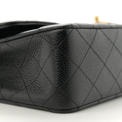 Chanel Caviar Quilted Medium Double Flap Black 9 of 11