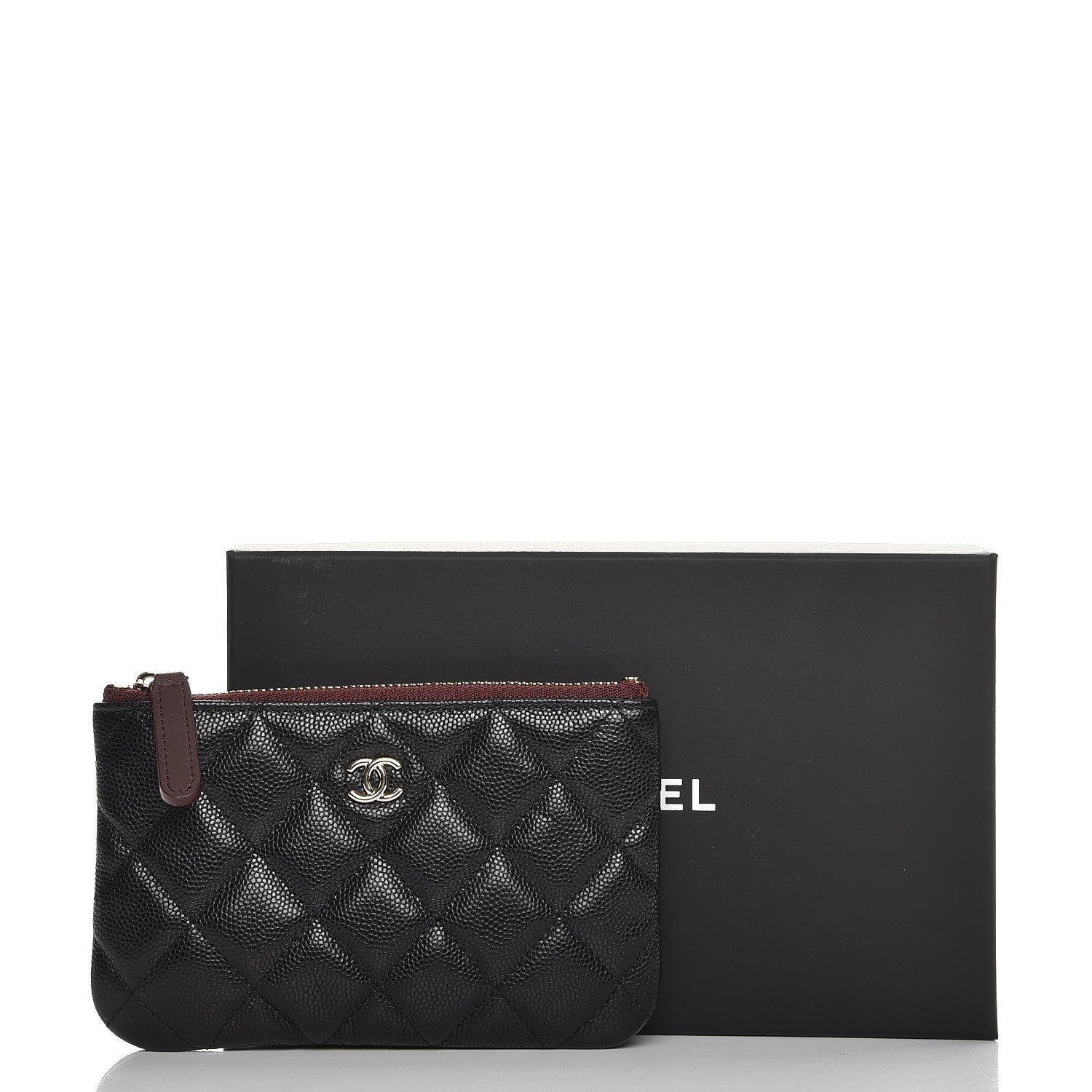 Chanel Caviar Quilted Small Cosmetic Case Black 8 of 8