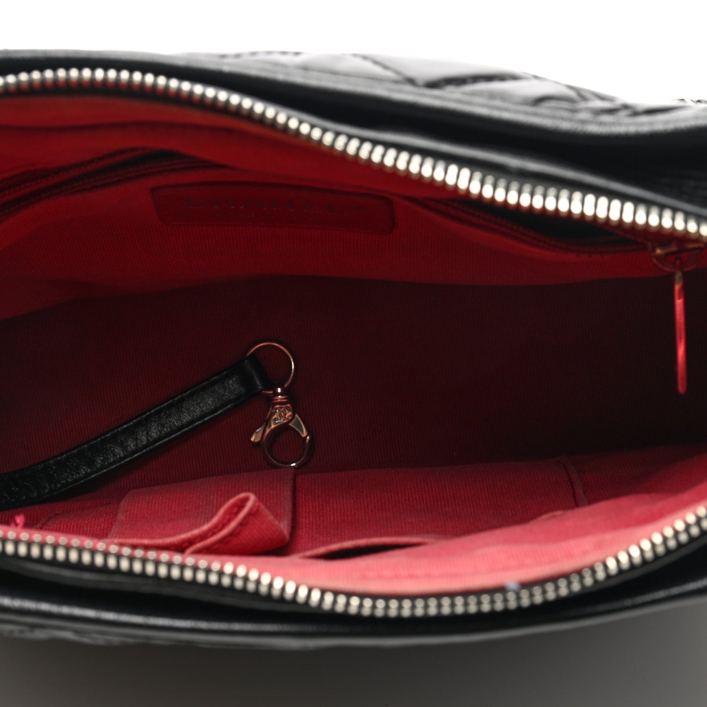 Aged Calfskin Quilted New Medium Gabrielle Hobo Black