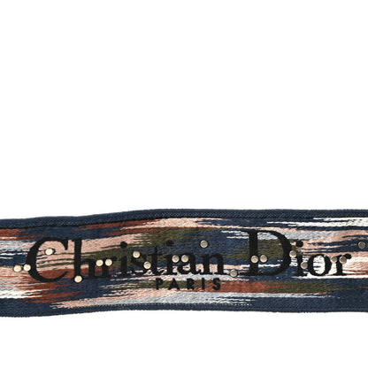 Christian Dior Canvas Embroidered Studded KaleiDiorscopic Shoulder Strap Multicolor 5 of 7