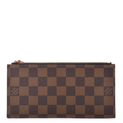 Louis Vuitton Damier Ebene Felicie Chain Wallet Zippered Insert 1 of 6