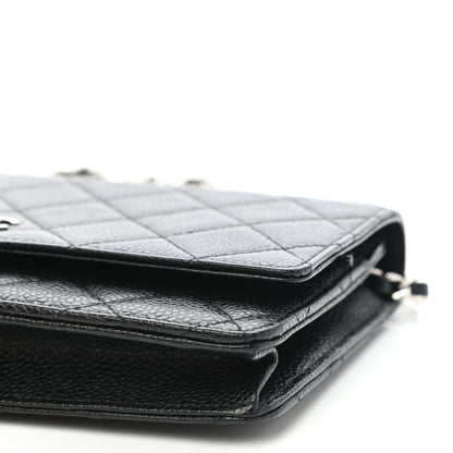 Chanel Caviar Quilted Wallet On Chain WOC Black 11 of 11