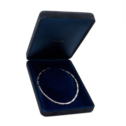 Tiffany 18K White Gold Diamond Atlas Collar Necklace 5 of 5