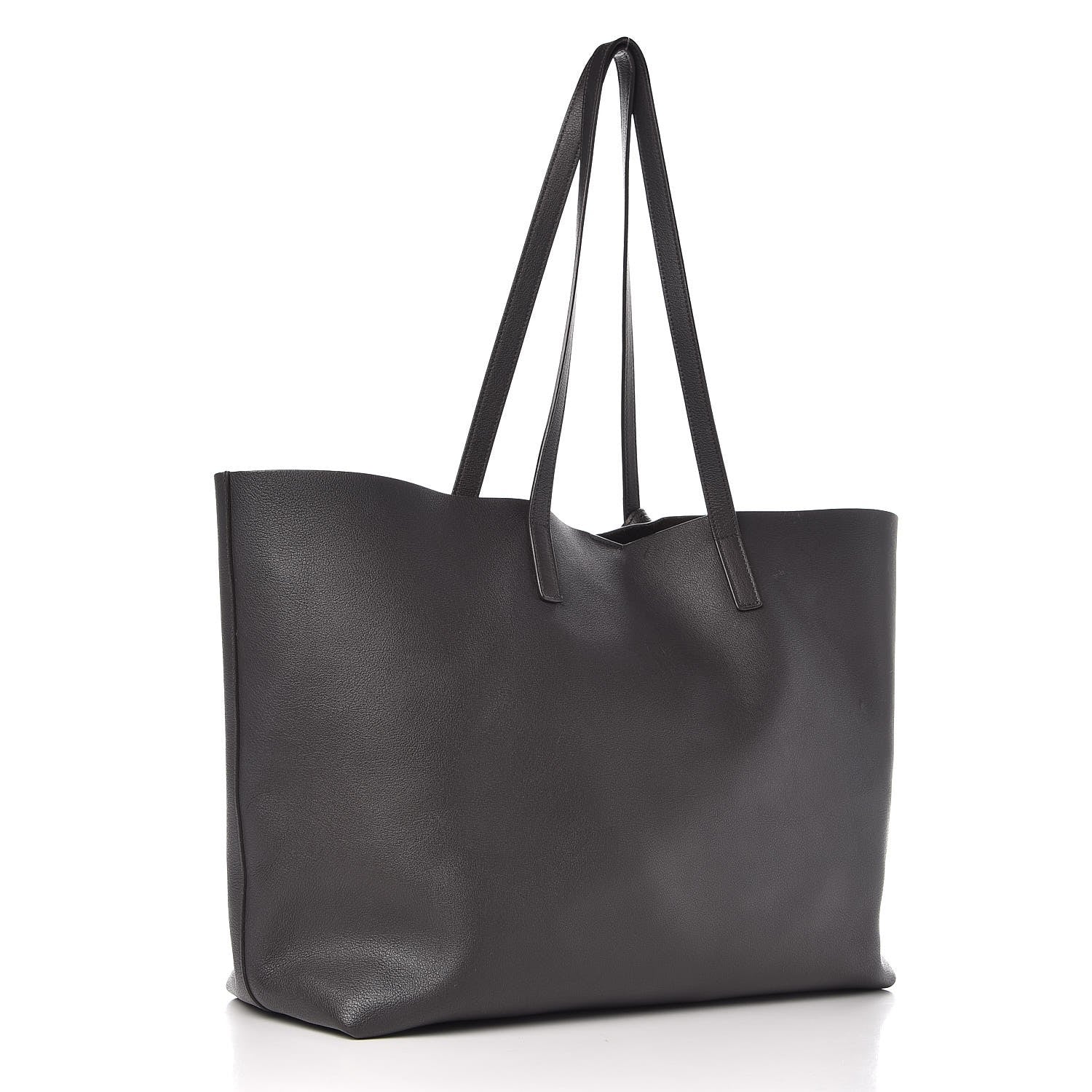 Saint Laurent Calfskin Large Shopping Tote Earth 4 of 12