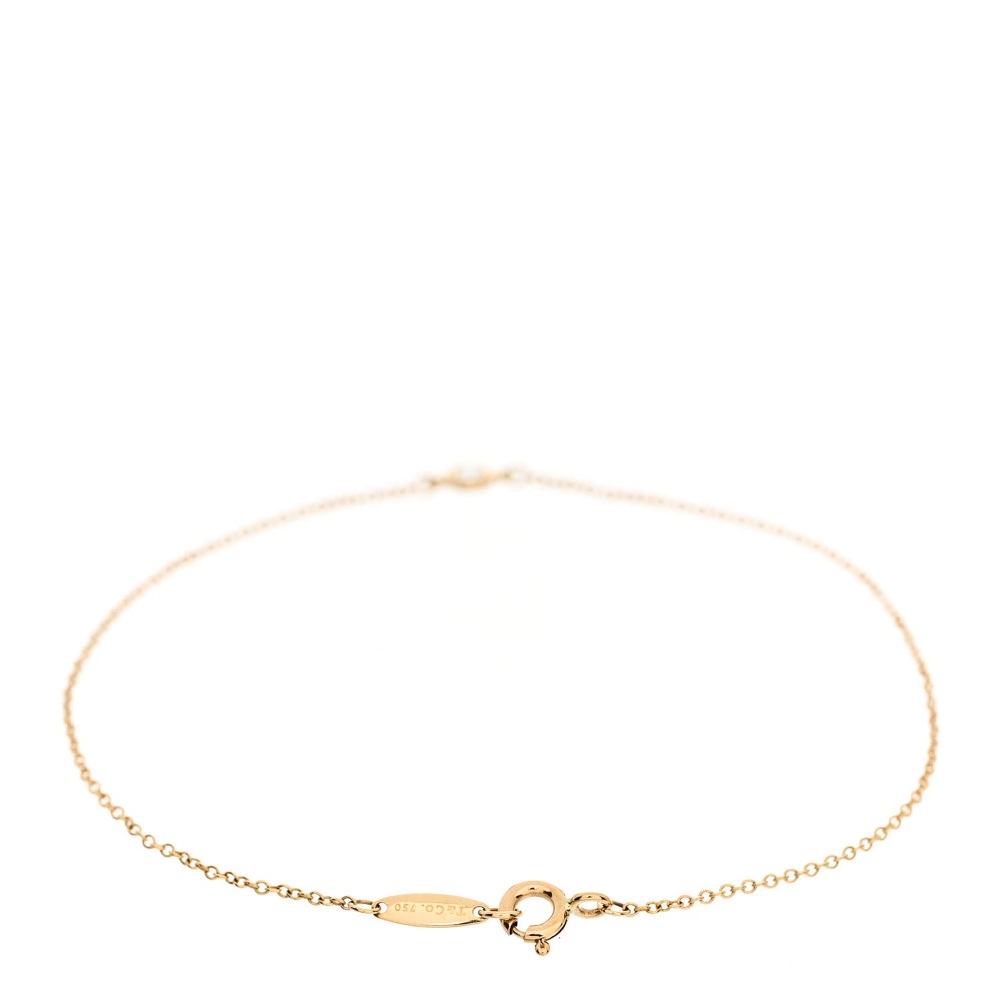 18K Yellow Gold Diamond .08ct Elsa Peretti Diamonds by the Yard Bracelet